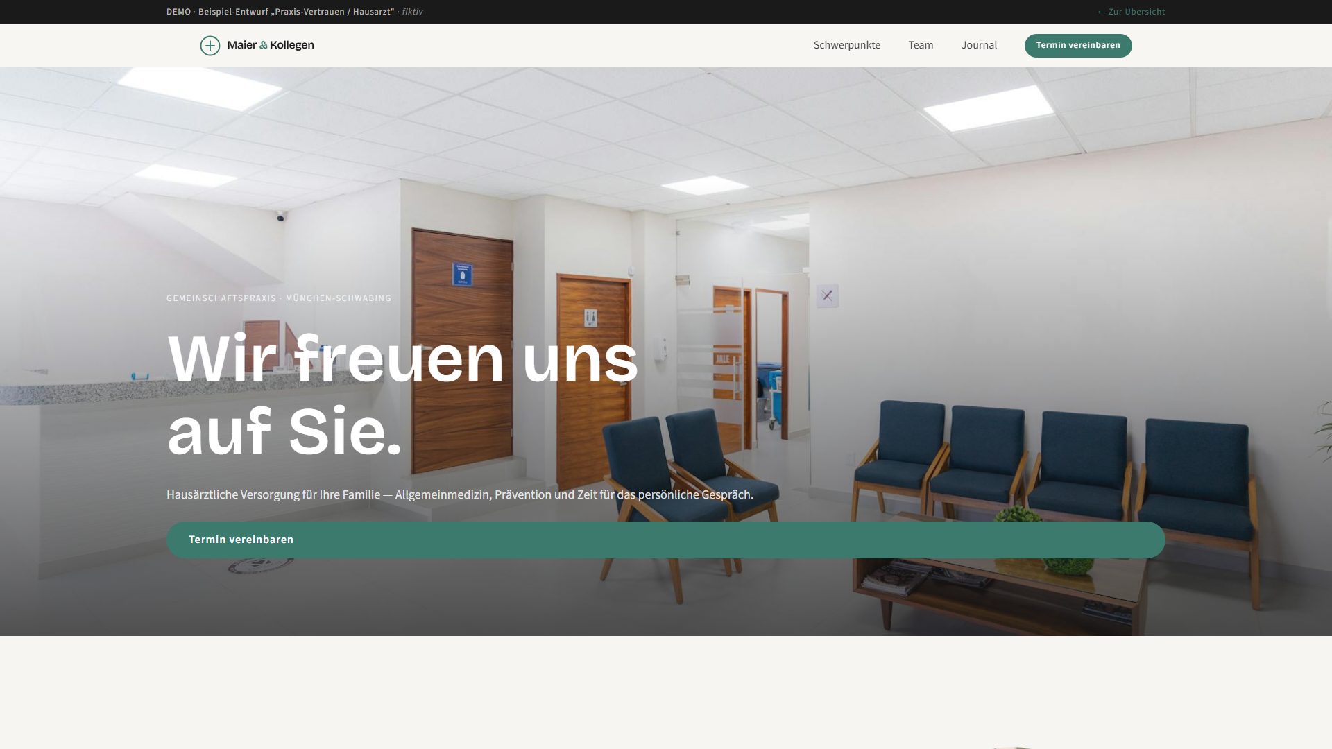 Demo: Praxis-Vertrauen – Hausarzt