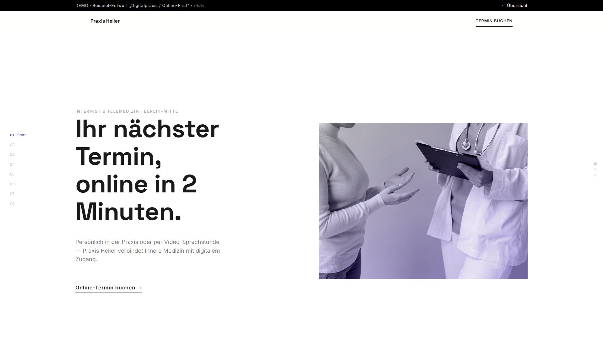Demo: Moderne Digitalpraxis